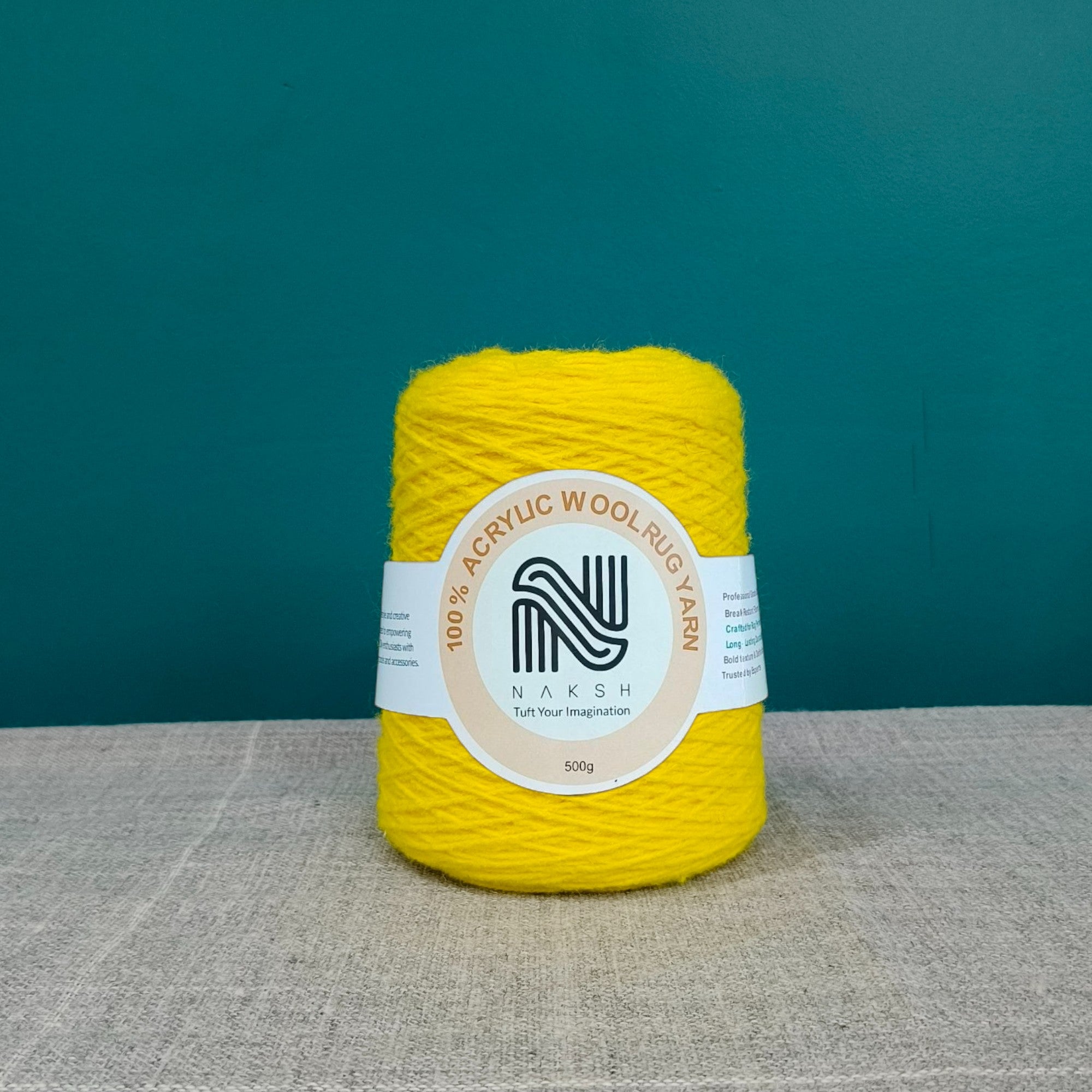 Acrylic Yarn – 4 Ply Soft & Durable Knitting and Tufting Yarn for Rugs, Crafts & DIY Projects