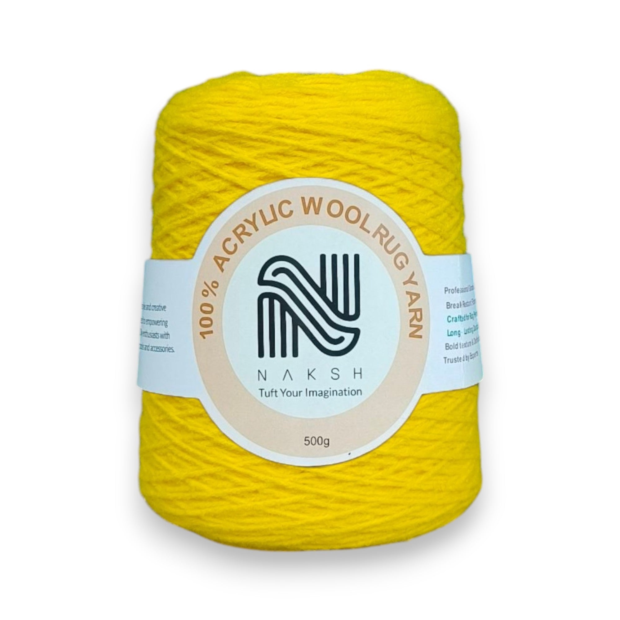 Acrylic Yarn – 4 Ply Soft & Durable Knitting and Tufting Yarn for Rugs, Crafts & DIY Projects