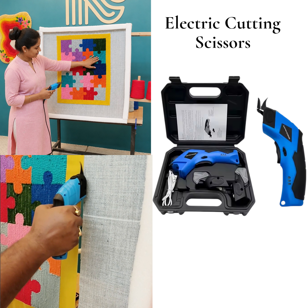Naksh Professional Rug Tufting Kit | Complete Tufting Machine Business Setup Kit for Rug Making 1