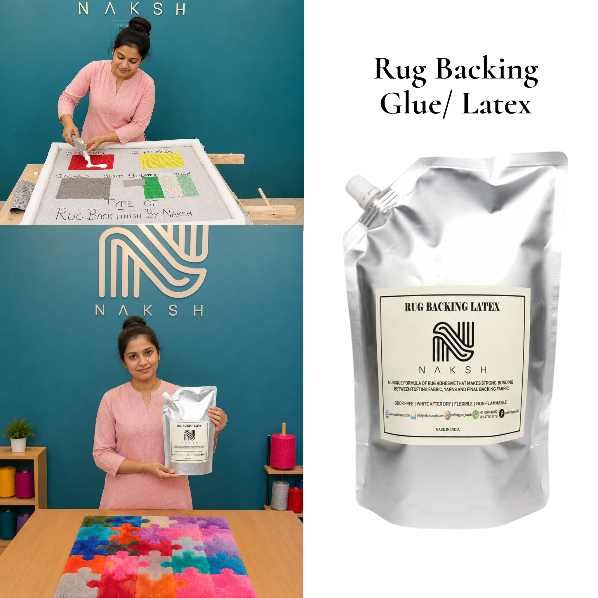 Naksh Beginner Starter Tufting Kit | Complete Rug Tufting Business &amp; DIY Rug Making Kit