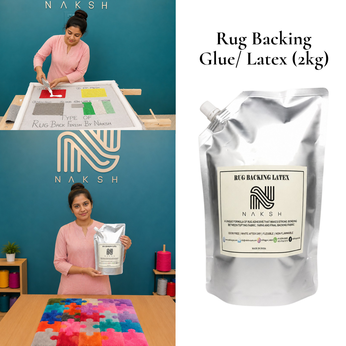 Naksh Beginner Starter Tufting Kit | Complete Rug Tufting Business &amp; DIY Rug Making Kit