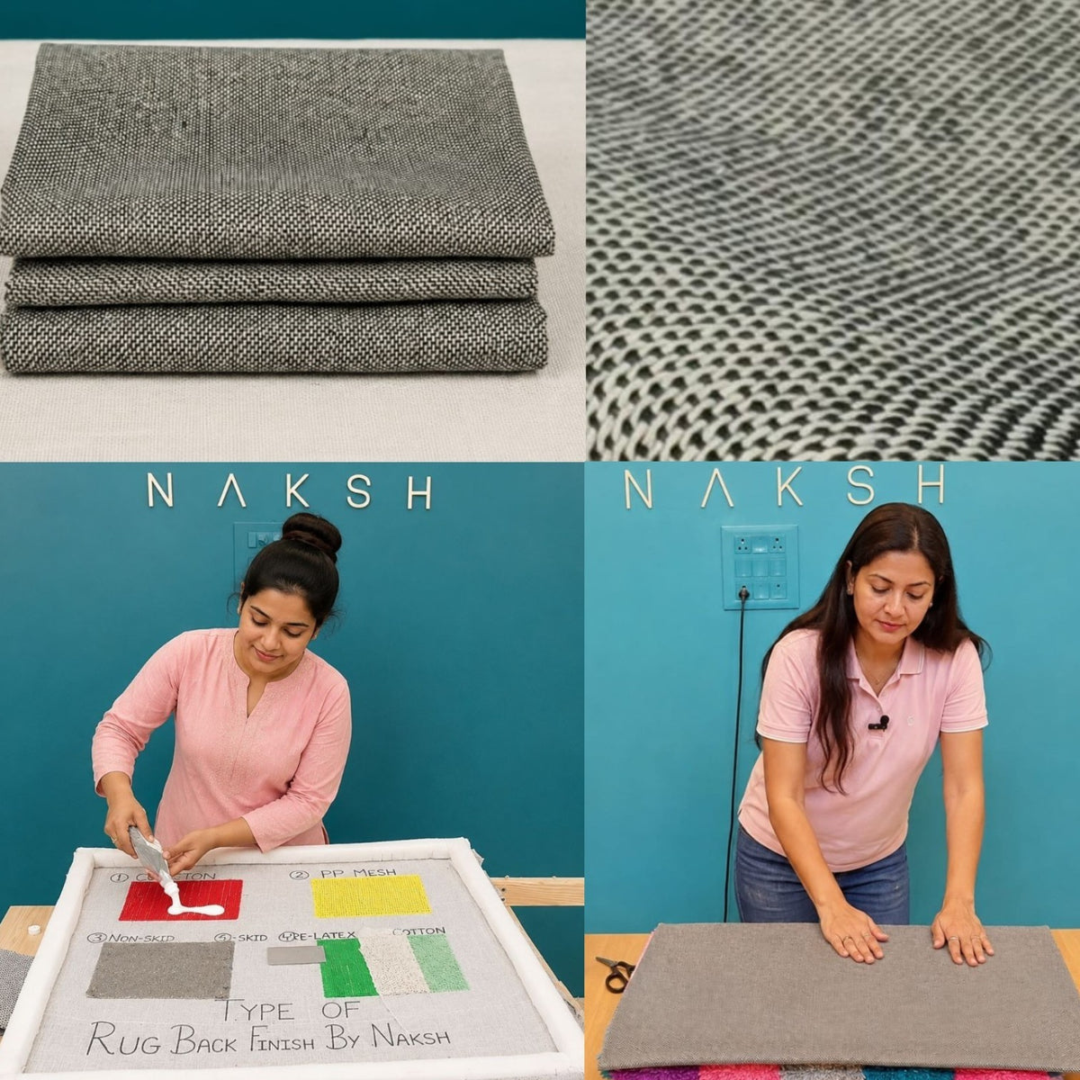 Professional Cotton Rug Backing Fabric | 100% Cotton Secondary Tufting Fabric | Naksh Carpets