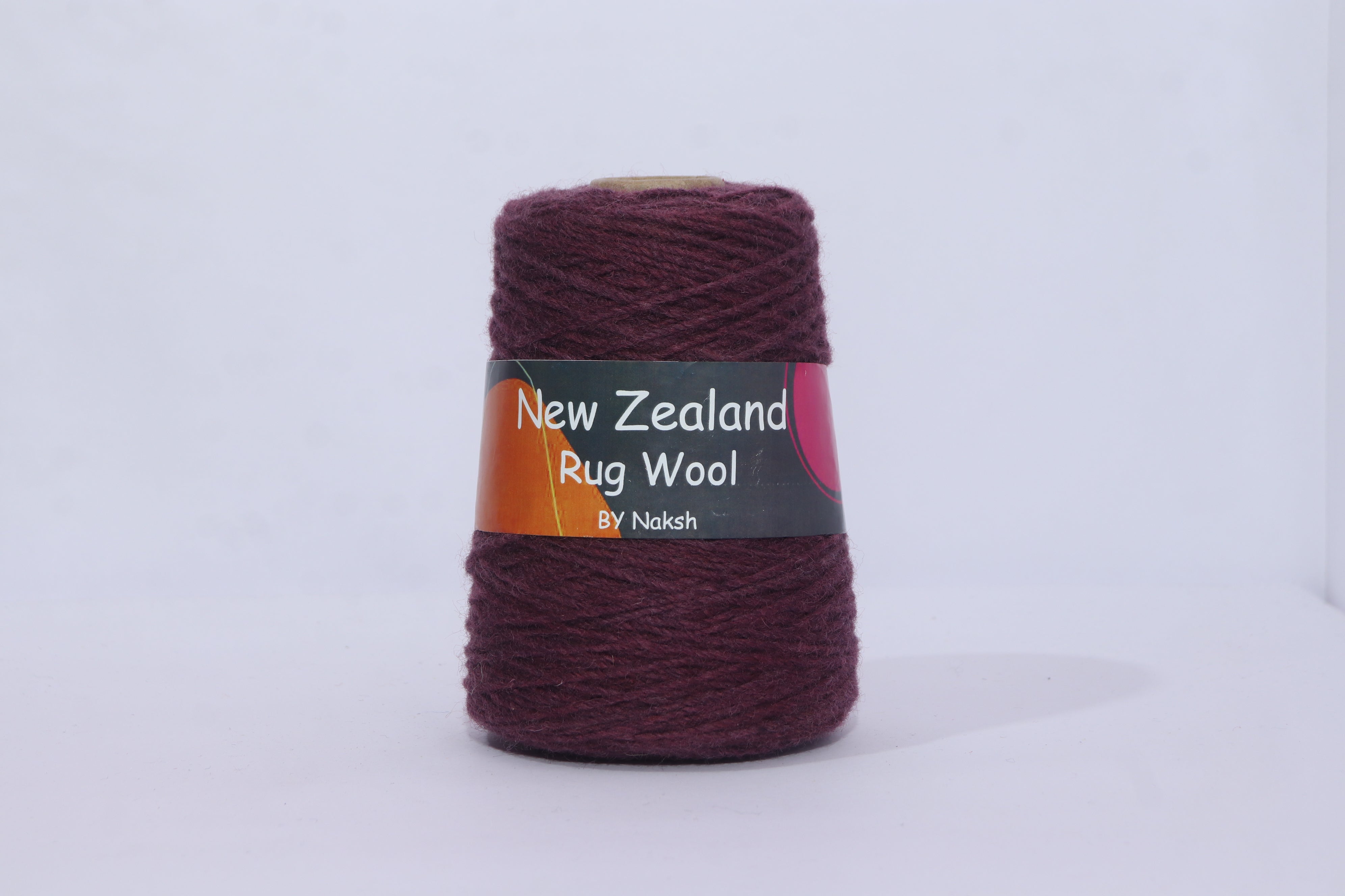 3ply NZ Tufting Wool Yarn - (30-Wine)/450gram