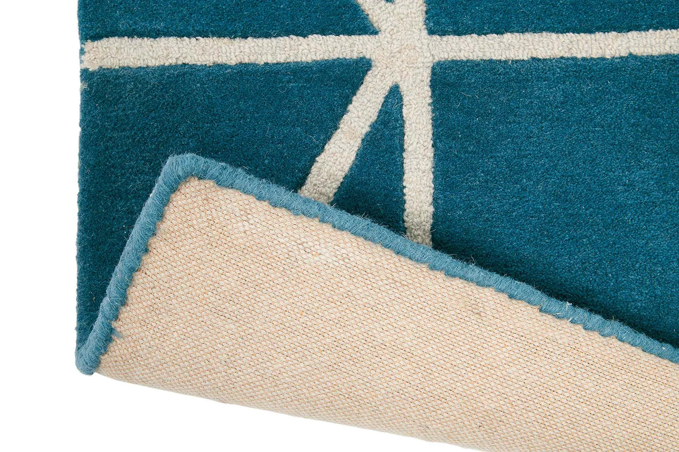 Modern Geometric Wool Rug | Hand Tufted 100% NZ Wool | Perfect Housewarming Gift | Stylish Handmade Area Carpet for New Homes