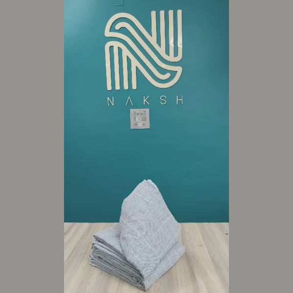 Naksh Premium Grey Tufting Fabric | High-Density Primary Tufting Cloth for Rug Tufting, Carpet Making & Punch Needle