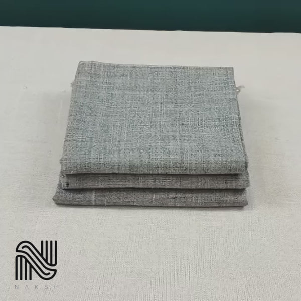 Naksh Premium Grey Tufting Fabric | High-Density Primary Tufting Cloth for Rug Tufting, Carpet Making & Punch Needle
