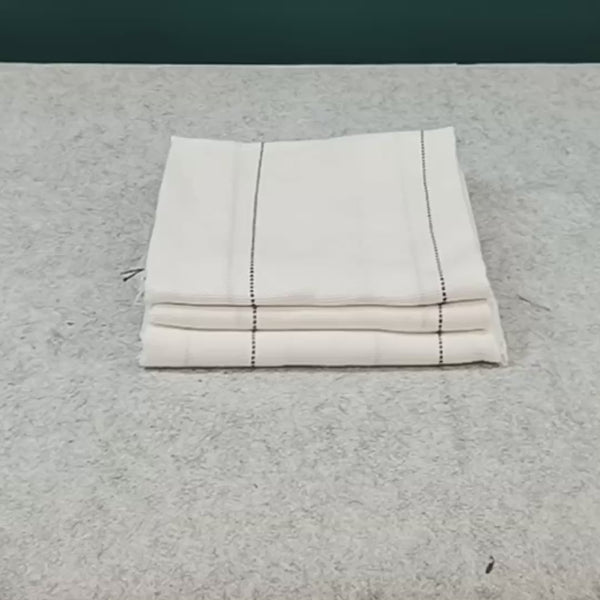 Premium White Polyester Tufting Fabric with Black Guidelines | Professional Primary Tufting Cloth By Naksh Carpets